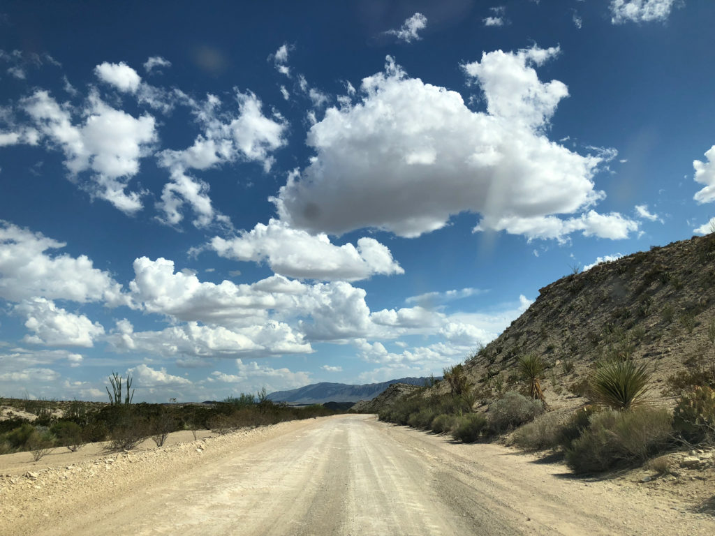 Dirt road to Hot Springs Trail Head